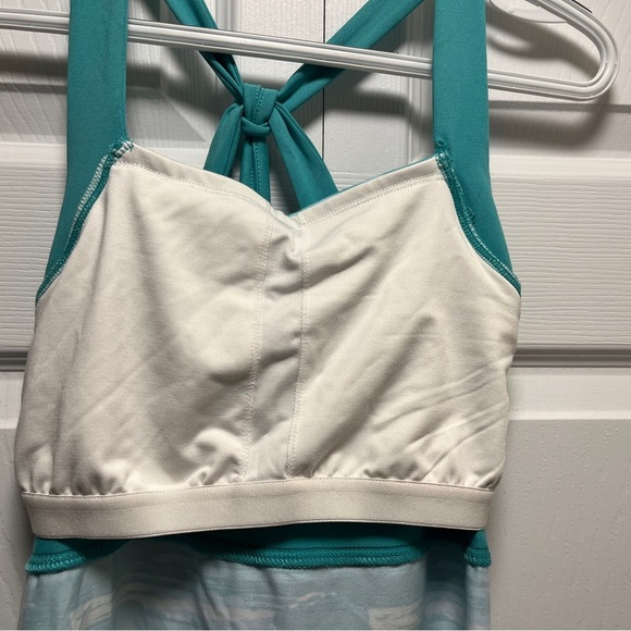 Soybu Turquoise Striped Dress - Picture 5 of 7